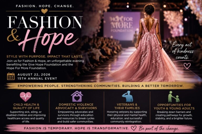 Fashion, Hope, and the Communities We Too Often Ignore